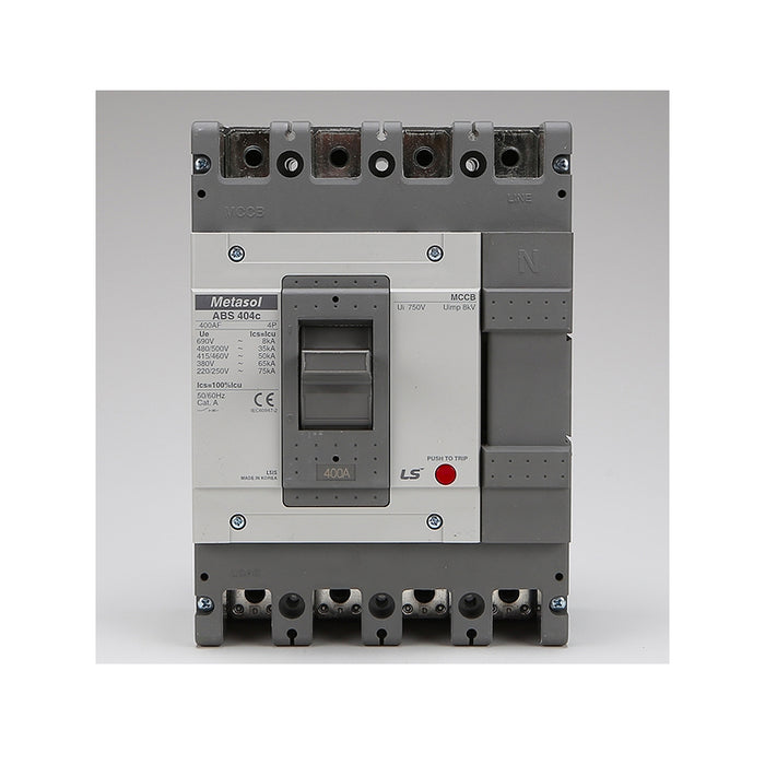 Cầu dao tự động MCCB 4P LS, tải danh định từ 15A ~ 1600A, dòng cắt từ 18kA ~ 75kA