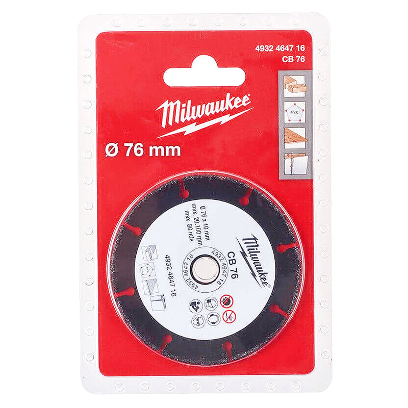 Lưỡi cắt đa năng Milwaukee 4932464716 (CB 76) đường kính 76mm