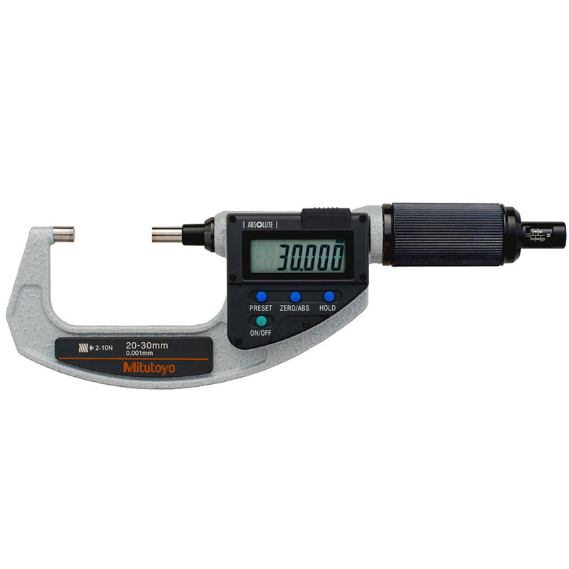 Panme điện tử Mitutoyo Series 227 - Adjustable Measuring Force Micrometers. Điều chỉnh lực kẹp, Có cổng SPC xuất dữ liệu