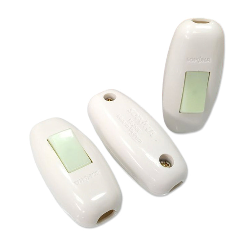 Công tắc treo Sopoka NDQ nút dạ quang, bật tắt đèn ngủ/quạt, tiện lợi, bền bỉ
