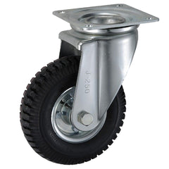Đường kính 225mm / Bánh cao su dùng hơi do Bridgestone sản xuất (BS) / Mặt đế 160mm x 160mm