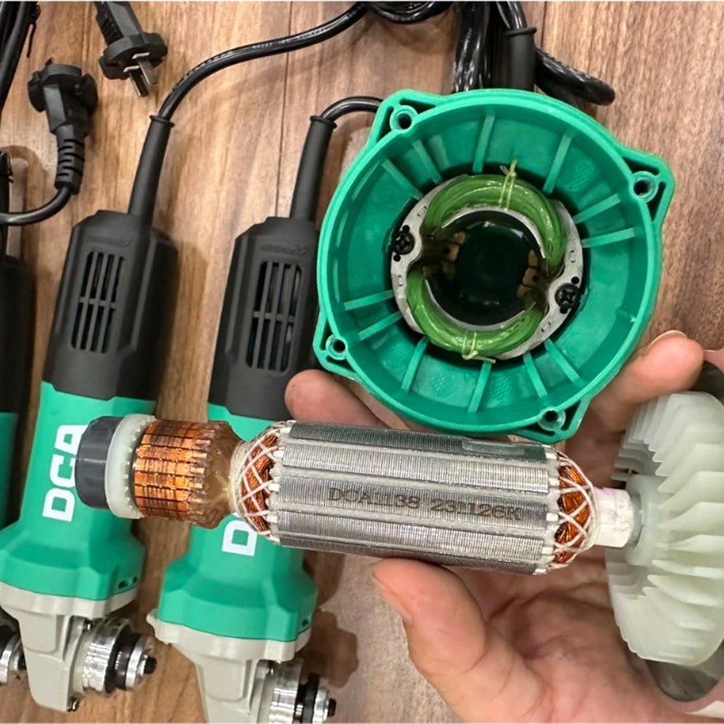 Máy mài góc DCA ASM18-100B công suất 860W, đường kính lưỡi 100mm, công tắc đuôi