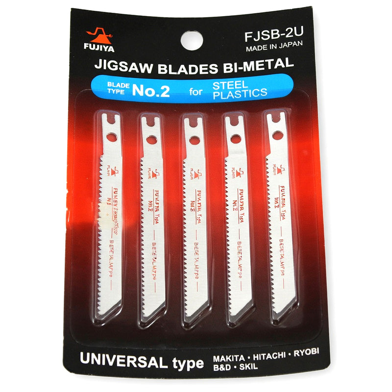 Vĩ 5 lưỡi cưa lọng Fujiya U-Series , kiểu đuôi gài phổ thông (Universal Type)