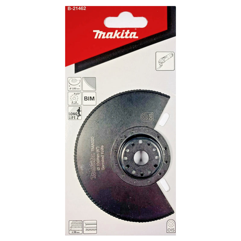 Lưỡi cắt rung cao su, vật liệu cách nhiệt BiM Makita B-21462 (TMA020) đường kính 100mm, chuẩn OIS