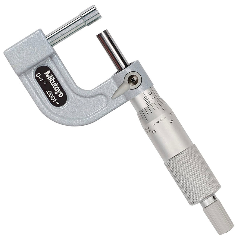 Panme Mitutoyo Series 115 - Spherical and Cylindrical Anvil Type, Đo độ thành ống và bề mặt cong. Đầu tĩnh hình trụ tùy chọn