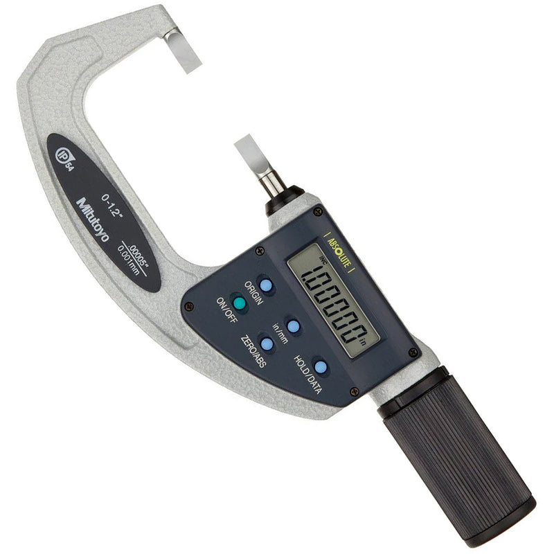 Panme điện tử Mitutoyo Series 422 (Quick Mike) - Blade Micrometers, None rotating, Dòng đo nhanh, Hàm đo dẹp, trục đo không xoay