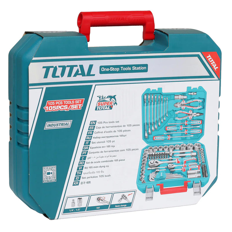 Bộ dụng cụ kết hợp 105 chi tiết Total THKTHP61057
