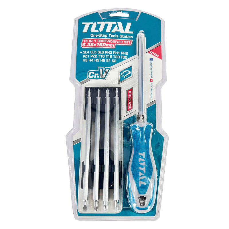 Bộ tua vít đa năng 18 trong 1 TOTAL THT250236