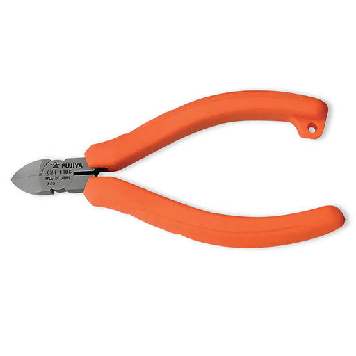 Kìm cắt mini Fujiya GMN-110S 110mm lưỡi cong, thiết kế nhỏ gọn, cán nhựa chống trượt có lỗ treo, lò xo trợ lực.