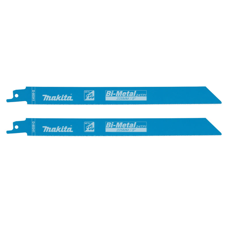 Hộp 2 lưỡi cưa kiếm kim loại Bi-M Makita chiều dài 225mm