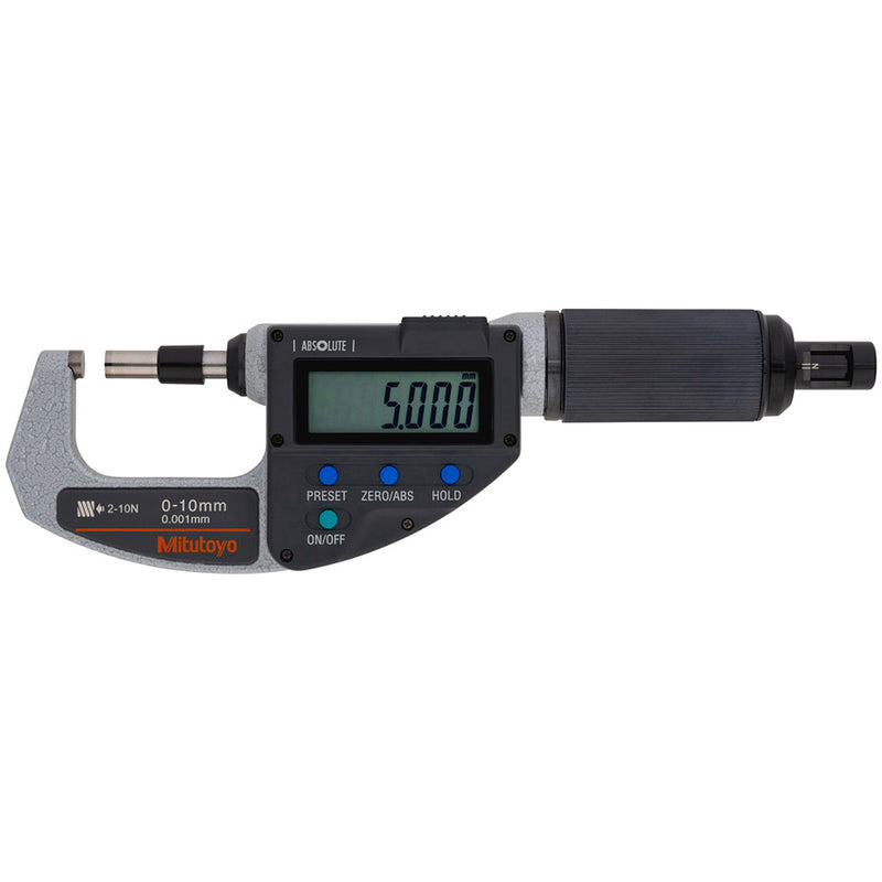 Panme điện tử Mitutoyo Series 227 - Adjustable Measuring Force Micrometers. Điều chỉnh lực kẹp, Có cổng SPC xuất dữ liệu