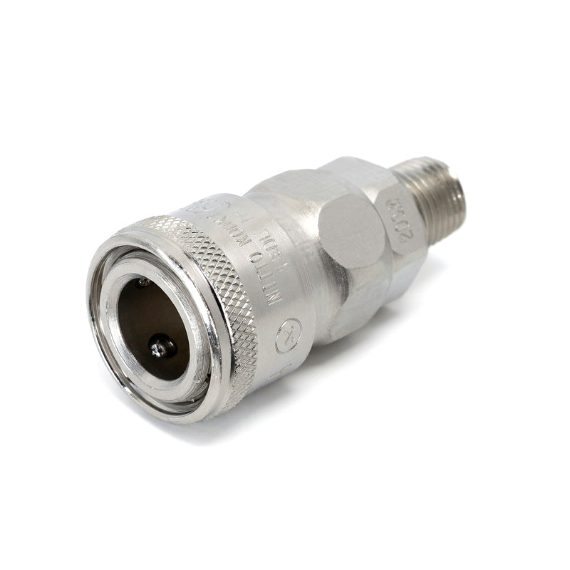 Đầu nối nhanh Hi Cupla Standard SM-Type (Socket) kiểu kết nối ren ngoài, gioăng tiêu chuẩn NBR (Nitrile Rubber)