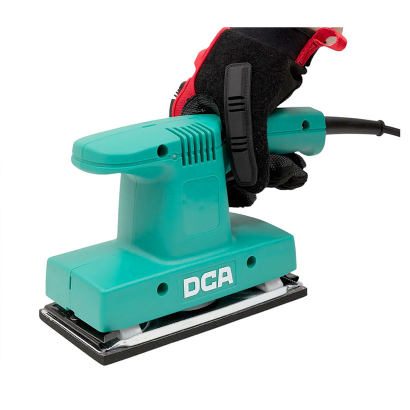 Máy chà nhám rung chữ nhật DCA ASB185B công suất 200W, kích thước đế 93mm x 185mm