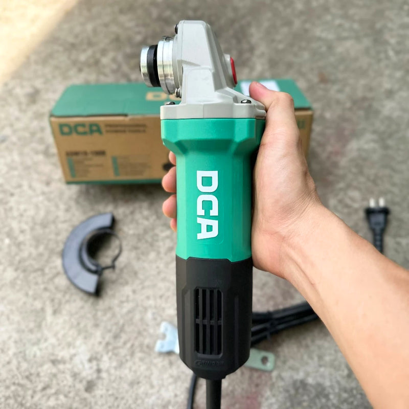 Máy mài góc DCA ASM18-100B công suất 860W, đường kính lưỡi 100mm, công tắc đuôi