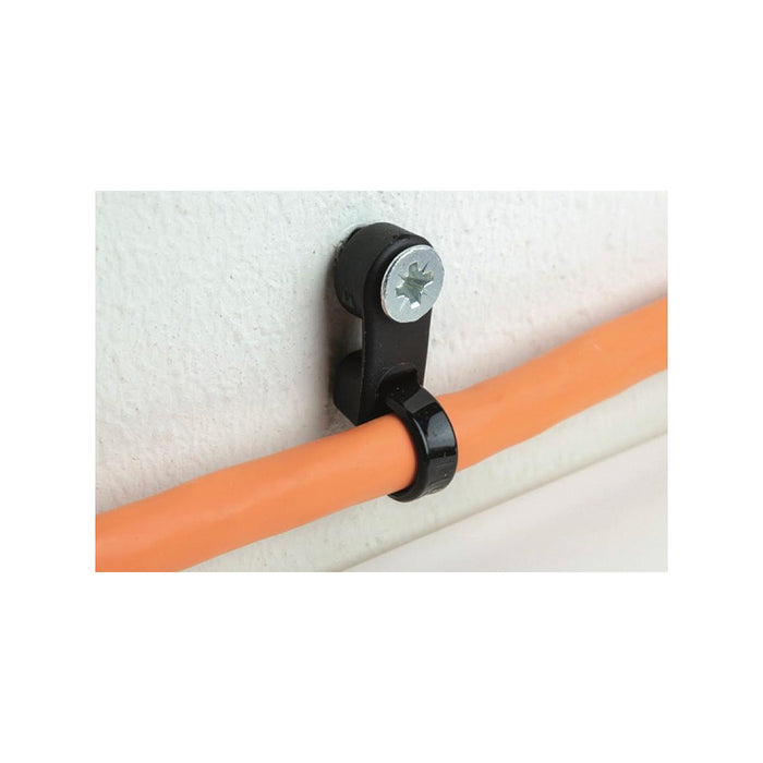 Dây rút nhựa có định có một lỗ khoan vít, loại cao cấp tiêu chuẩn quốc tế (Screw mounting cable ties), dài 150mm - 370mm