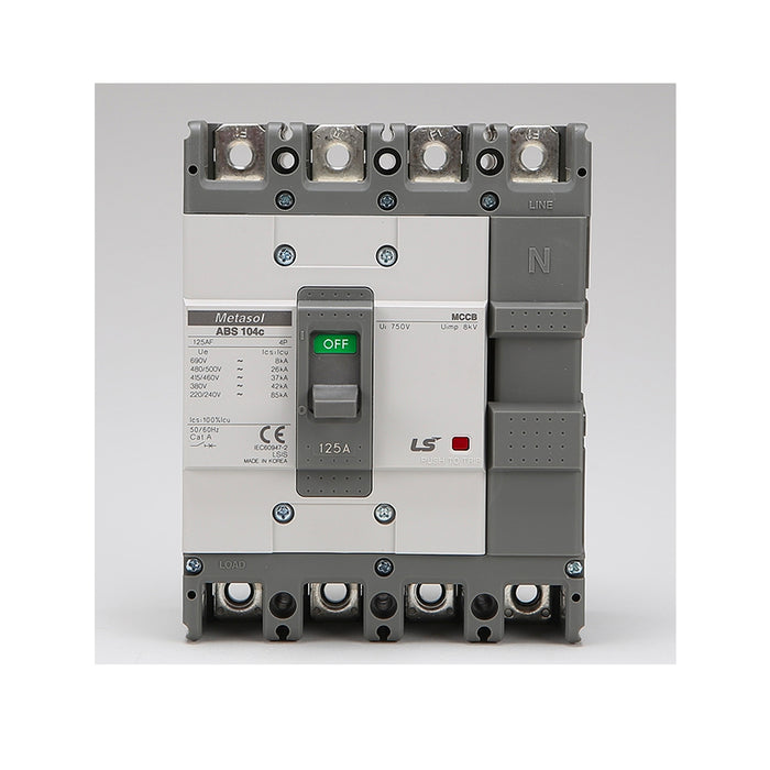 Cầu dao tự động MCCB 4P LS, tải danh định từ 15A ~ 1600A, dòng cắt từ 18kA ~ 75kA