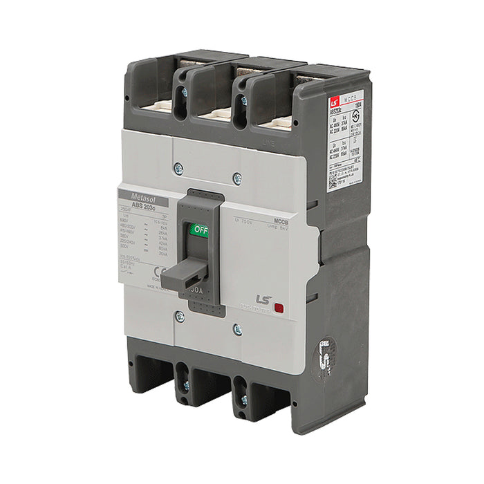 Cầu dao tự động MCCB 3P LS, tải danh định từ 5A ~ 1600A, dòng cắt từ 14kA - 75kA