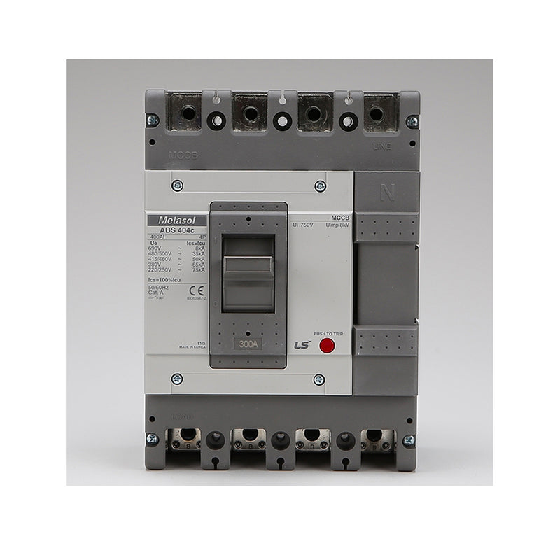 Cầu dao tự động MCCB 4P LS, tải danh định từ 15A ~ 1600A, dòng cắt từ 18kA ~ 75kA