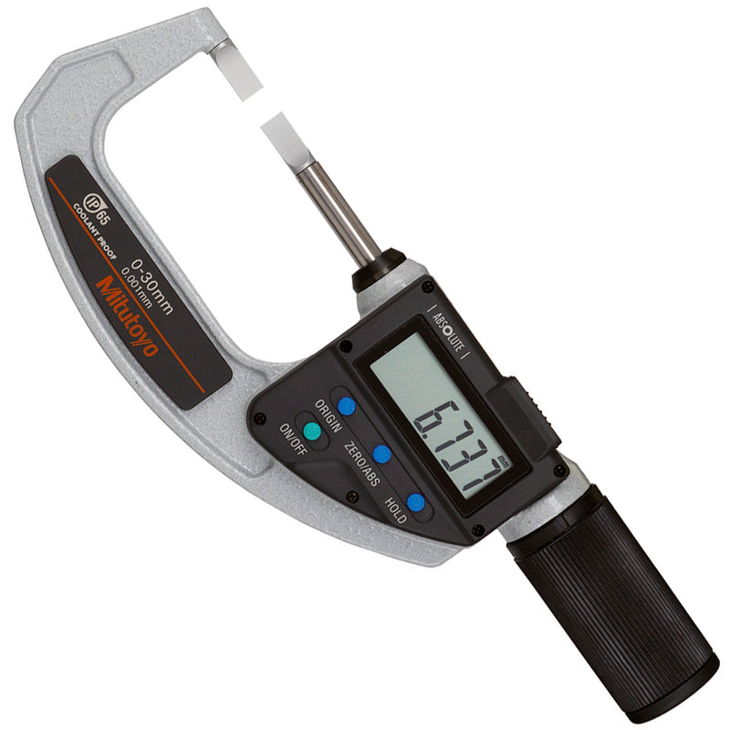 Panme điện tử Mitutoyo Series 422 (Quick Mike) - Blade Micrometers, None rotating, Dòng đo nhanh, Hàm đo dẹp, trục đo không xoay