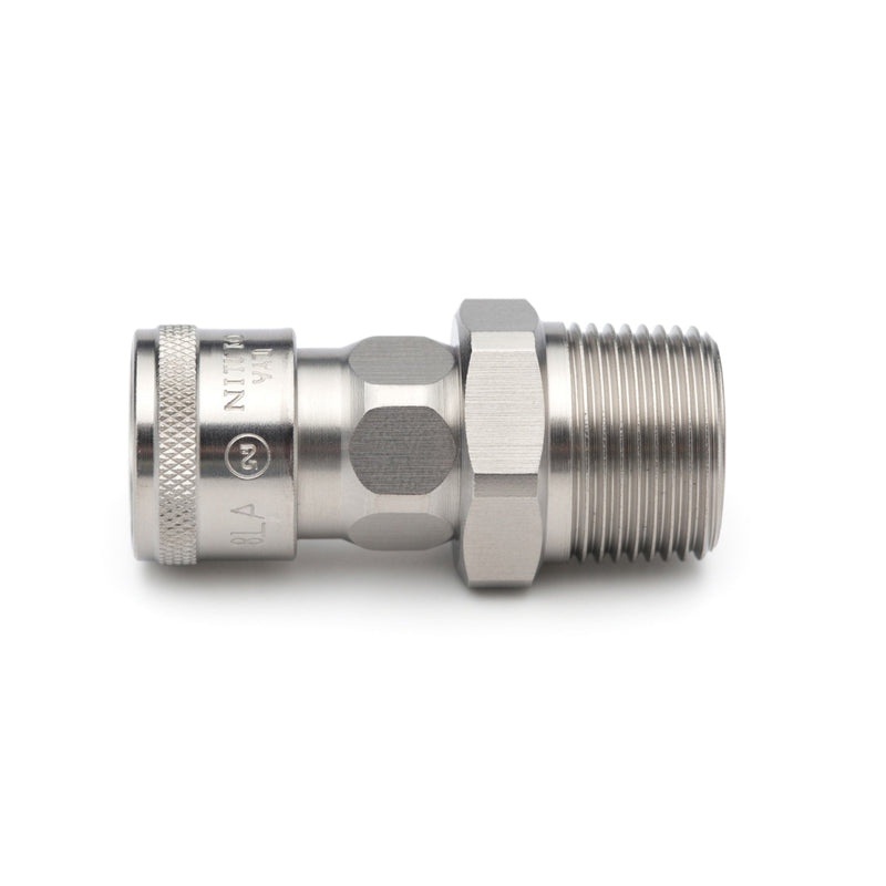 Đầu nối nhanh Hi Cupla Standard SM-Type (Socket) kiểu kết nối ren ngoài, gioăng tiêu chuẩn NBR (Nitrile Rubber)