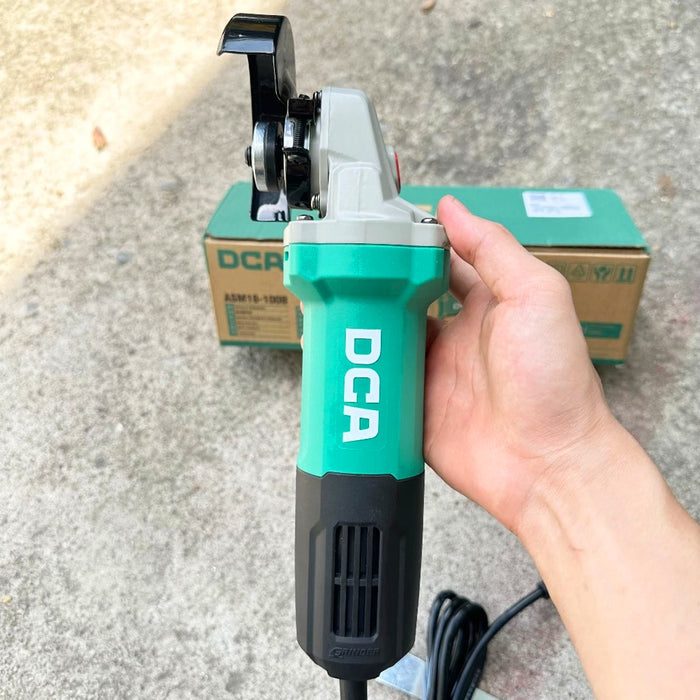 Máy mài góc DCA ASM18-100B công suất 860W, đường kính lưỡi 100mm, công tắc đuôi