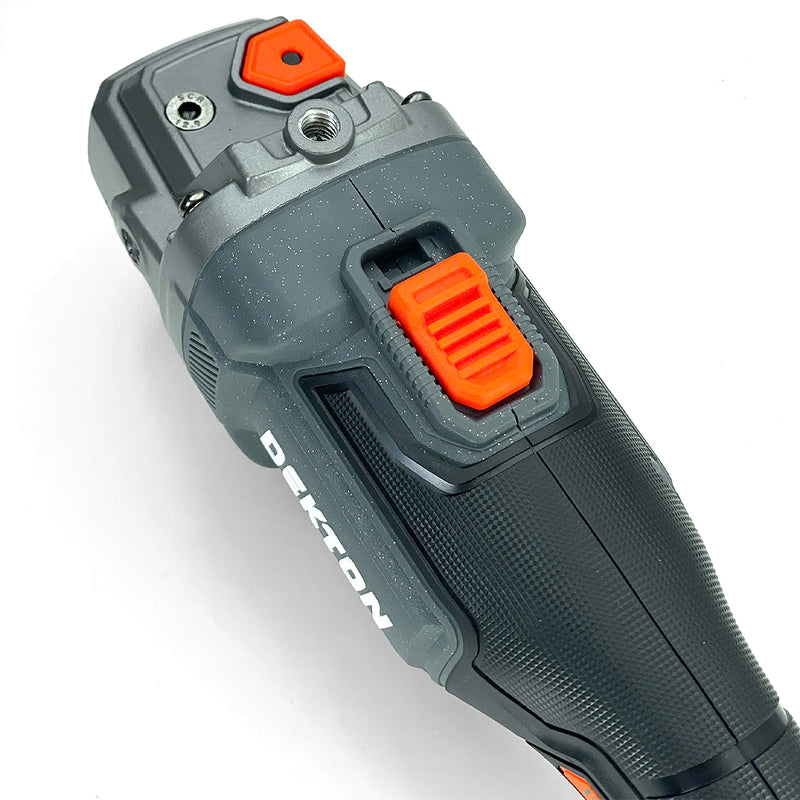 Máy mài góc Dekton M21-AG100PLUS dùng pin 21V, đường kính lưỡi 100mm