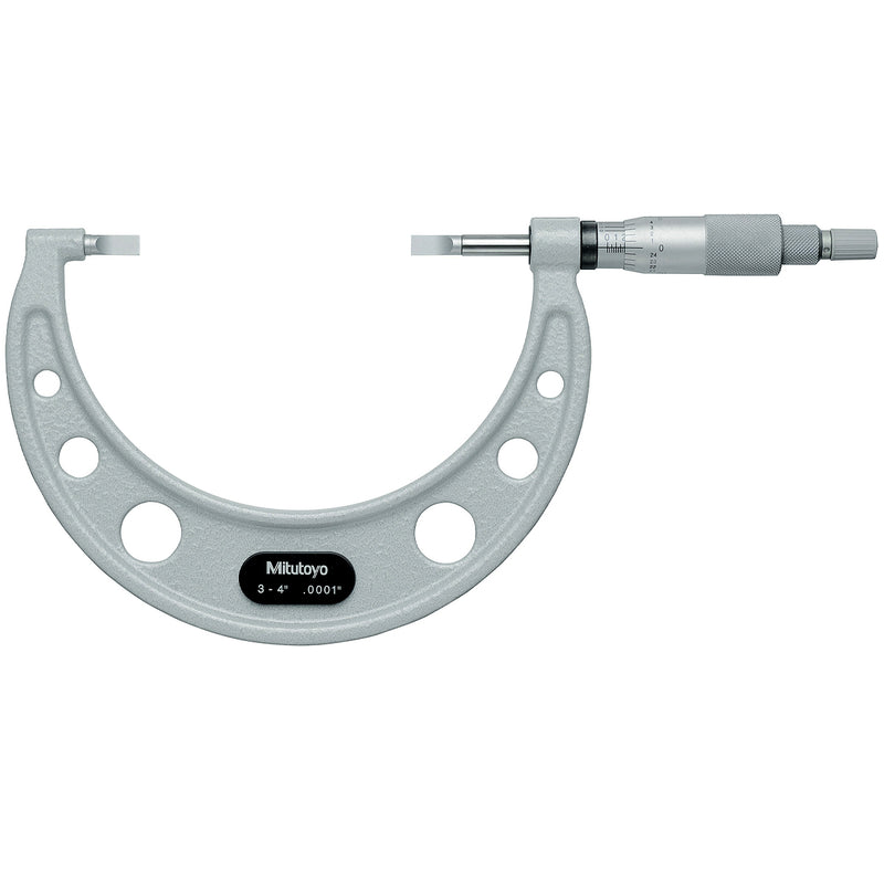 Panme Mitutoyo Series 122 - Blade Micrometers, non-rotating, đầu đo lưỡi dẹp | trục đo không xoay