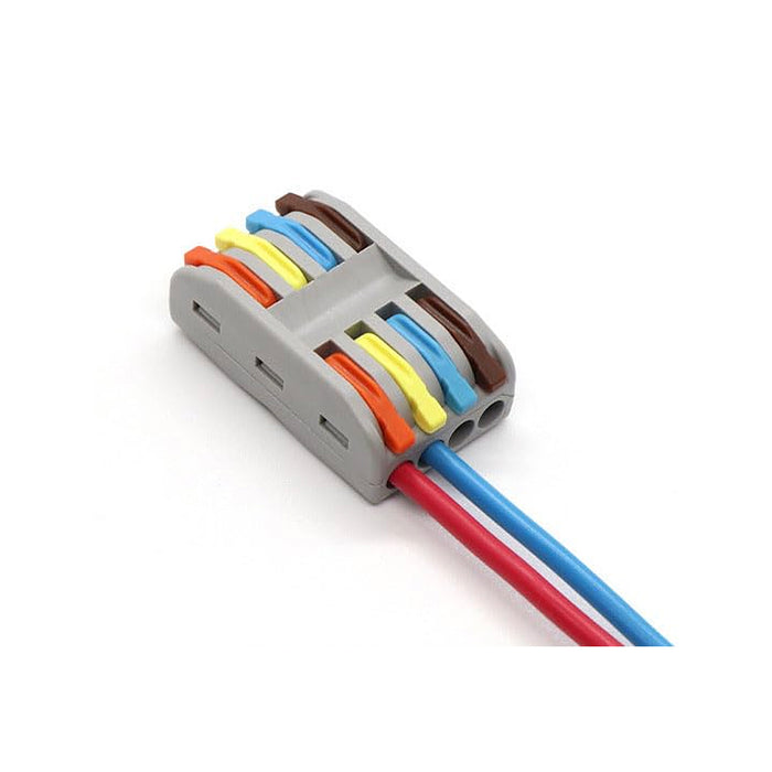 Rệp nối dây nhiều đường có mã màu, tải 32A, điện thế 250V - 600V, cỡ dây từ 0.08mm² - 4.0mm²