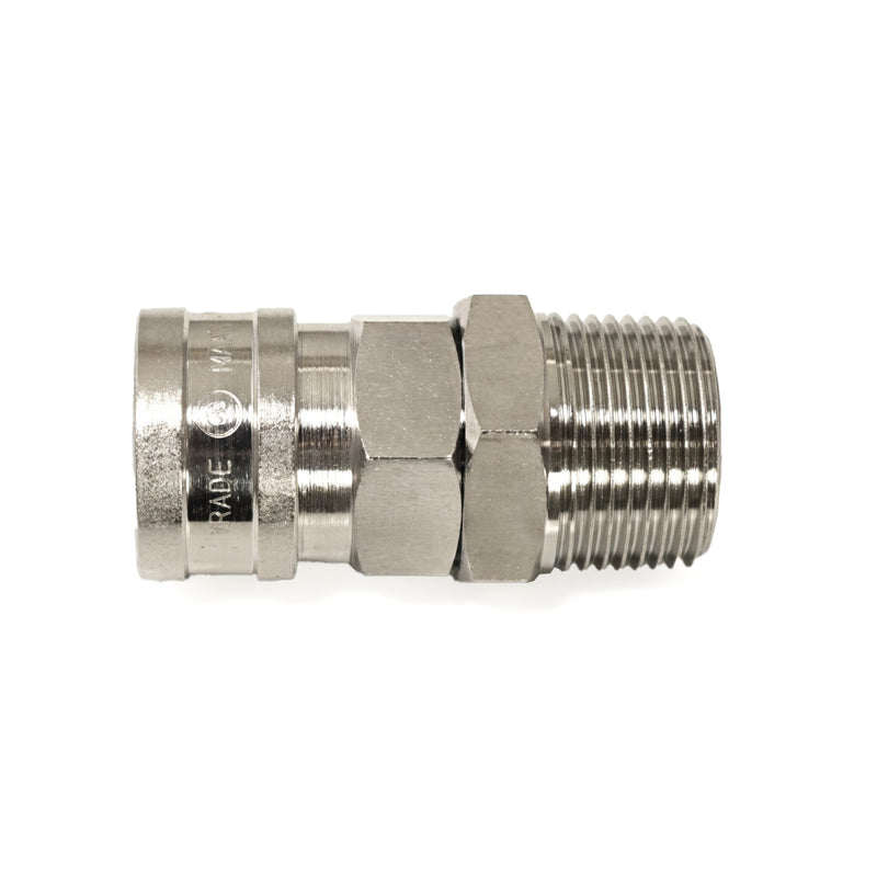Đầu nối nhanh Hi Cupla Standard SM-Type (Socket) kiểu kết nối ren ngoài, gioăng tiêu chuẩn NBR (Nitrile Rubber)