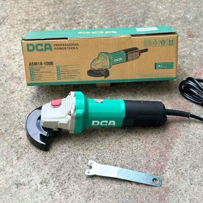 Máy mài góc DCA ASM18-100B công suất 860W, đường kính lưỡi 100mm, công tắc đuôi