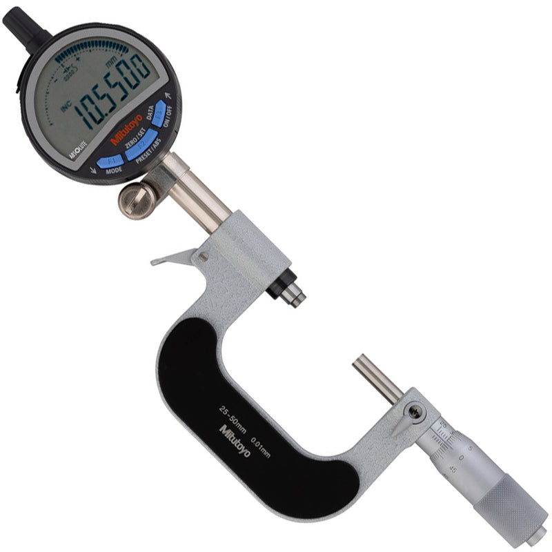 Panme Mitutoyo Series 107 - Indicator Type Micrometer, kết hợp đồng hồ