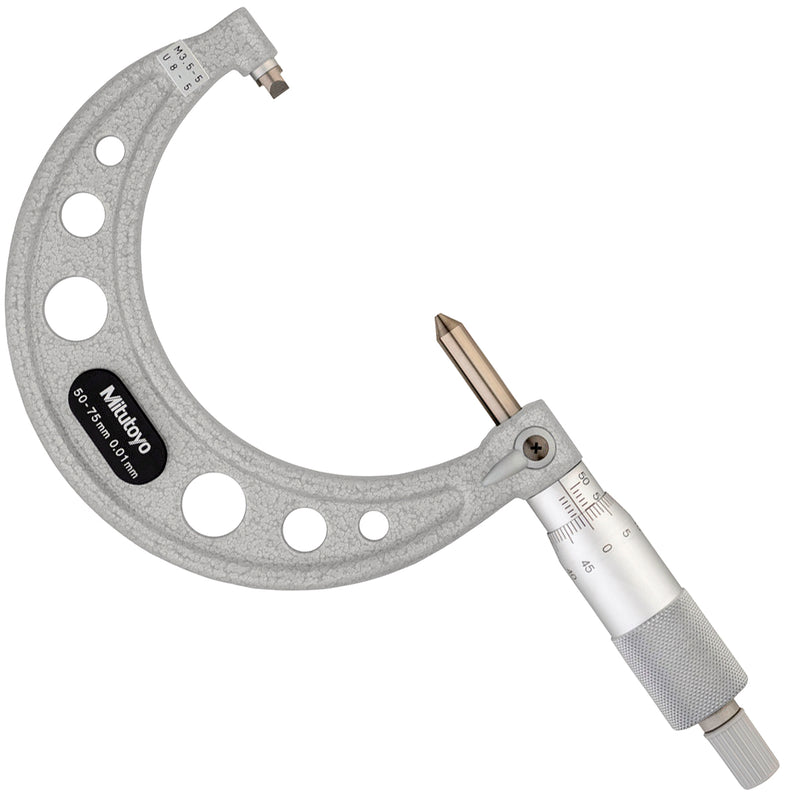 Panme Mitutoyo Series 125 - Screw Thread Micrometers, đo bước ren
