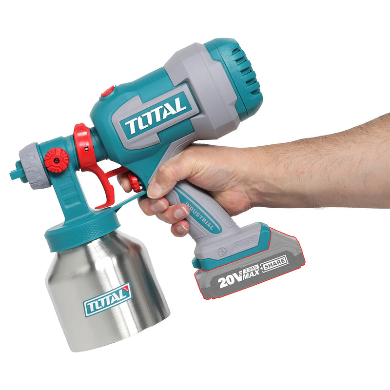 Máy phun sơn Total TSGLI20041 dùng Pin 20V (Chỉ thân máy)