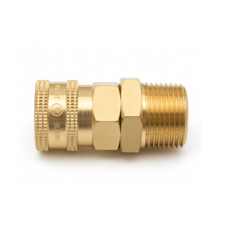 Đầu nối nhanh Hi Cupla Standard SM-Type (Socket) kiểu kết nối ren ngoài, gioăng tiêu chuẩn NBR (Nitrile Rubber)