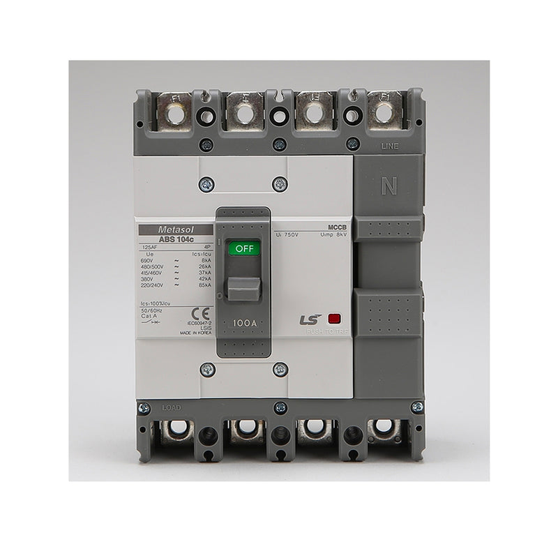 Cầu dao tự động MCCB 4P LS, tải danh định từ 15A ~ 1600A, dòng cắt từ 18kA ~ 75kA