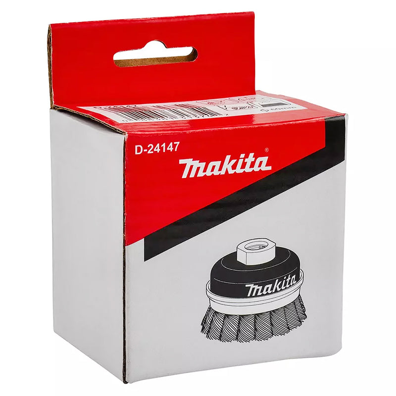 Chén cước sợi thép xoắn, có đai kim loại Makita đường kính từ 60mm - 100mm