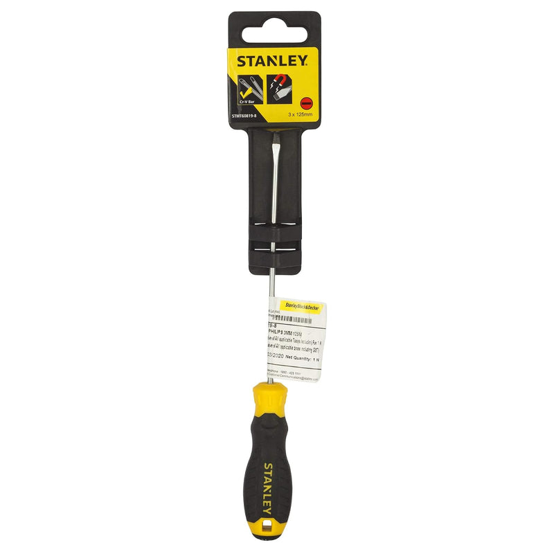 Tua vít dẹp Stanley kích thước từ 3mm - 8mm