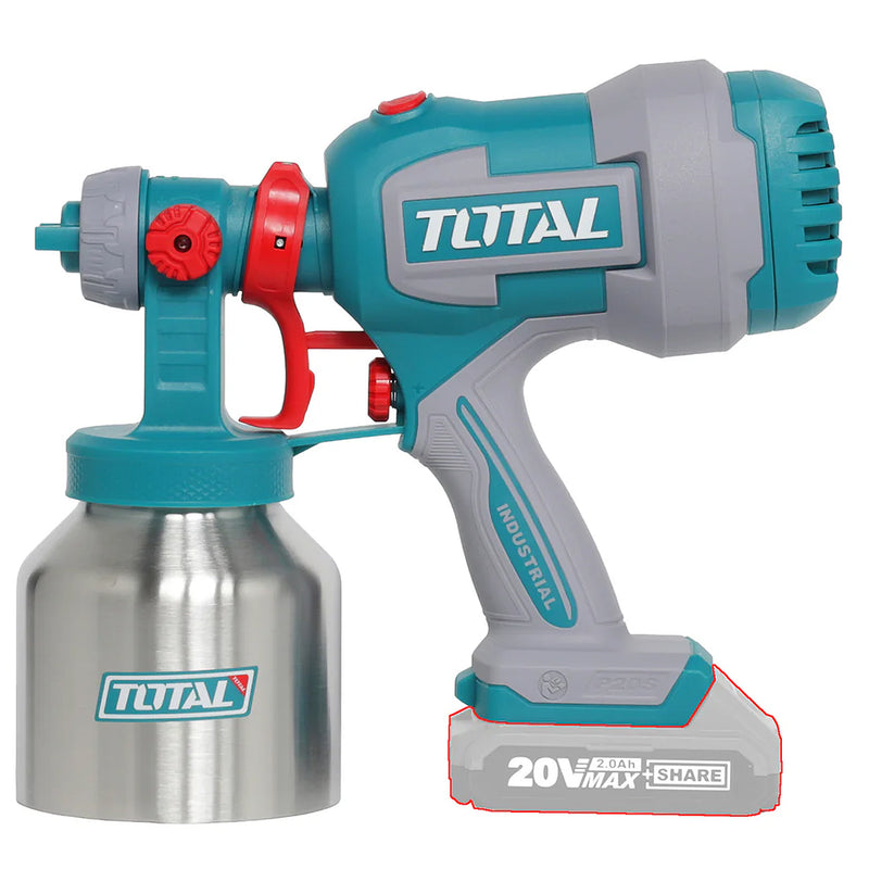 Máy phun sơn Total TSGLI20041 dùng Pin 20V (Chỉ thân máy)