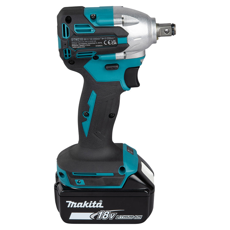 Máy siết bu lông Makita DTW210 dùng Pin 18V LXT, cốt 1/2 inch