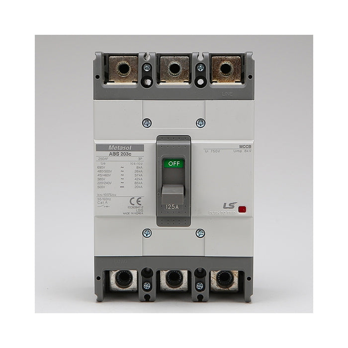 Cầu dao tự động MCCB 3P LS, tải danh định từ 5A ~ 1600A, dòng cắt từ 14kA - 75kA