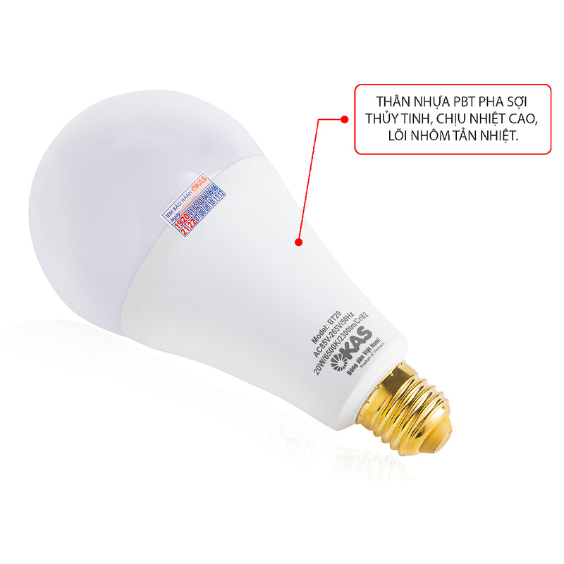 Bóng LED Tròn SOPOKA Mã B E27, ánh sáng trắng/vàng, tiết kiệm điện, chống nước, chống côn trùng, hoạt động bền bỉ (3W-20W).