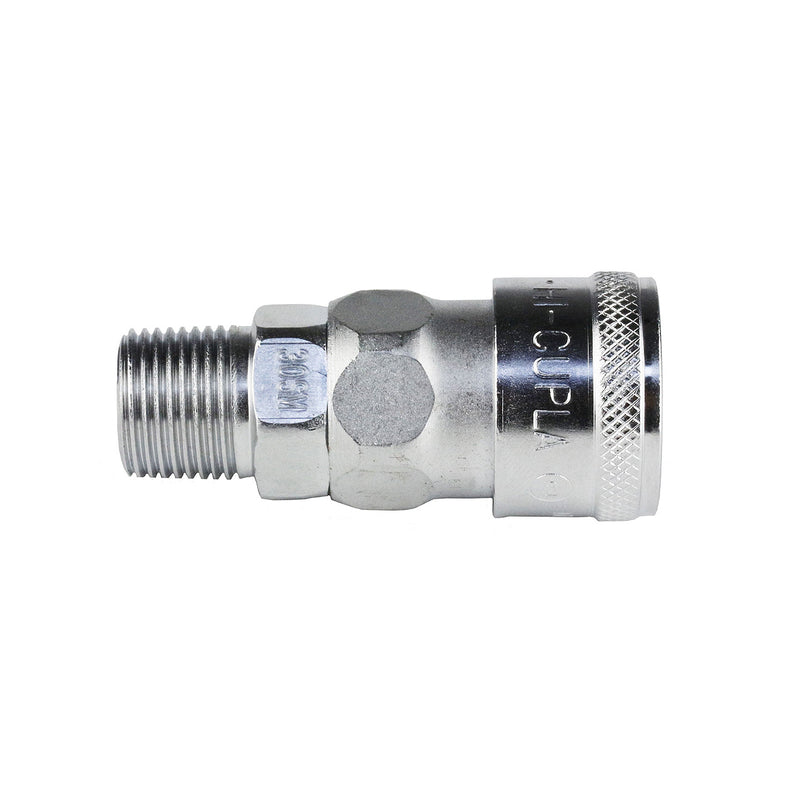 Đầu nối nhanh Hi Cupla Standard SM-Type (Socket) kiểu kết nối ren ngoài, gioăng tiêu chuẩn NBR (Nitrile Rubber)