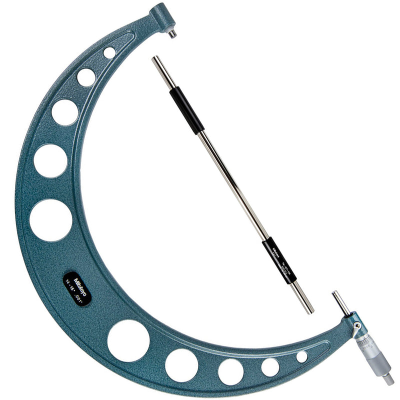 Panme đo ngoài Mitutoyo Series 103 hệ Inch, Nhóm dãy đo từ 10 - 20 Inch