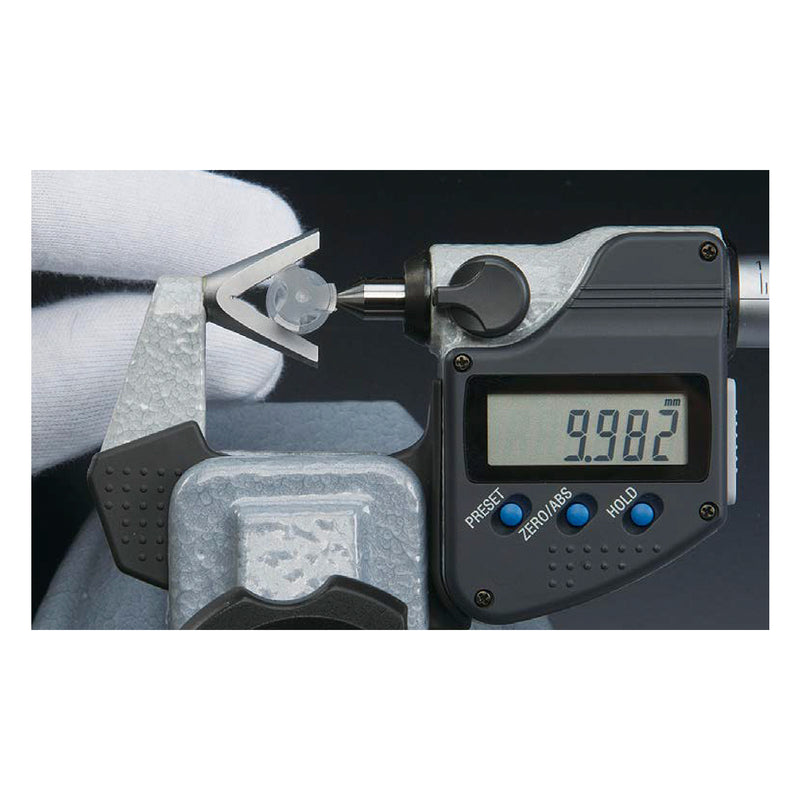 Panme điện tử Mitutoyo Series 314 - V-Anvil Micrometers, Đế đo chữ V + Mũi đo nhọn