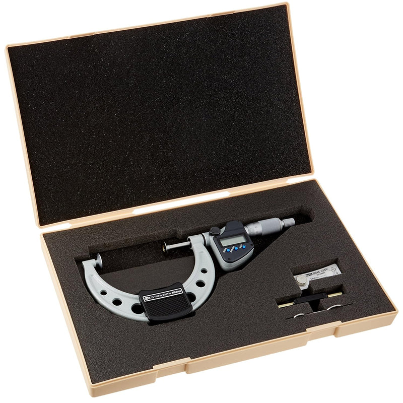 Panme điện tử Mitutoyo Series 322 - Disc Micrometers. Hàm kẹp đĩa đo bánh răng,. Có cổng SPC xuất dữ liệu