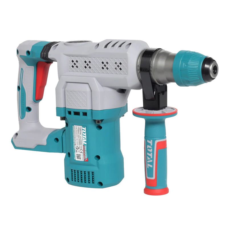 Máy khoan bê tông 3 chức năng Total TRHLI20286 dùng Pin 20V, đuôi gài SDS-Plus