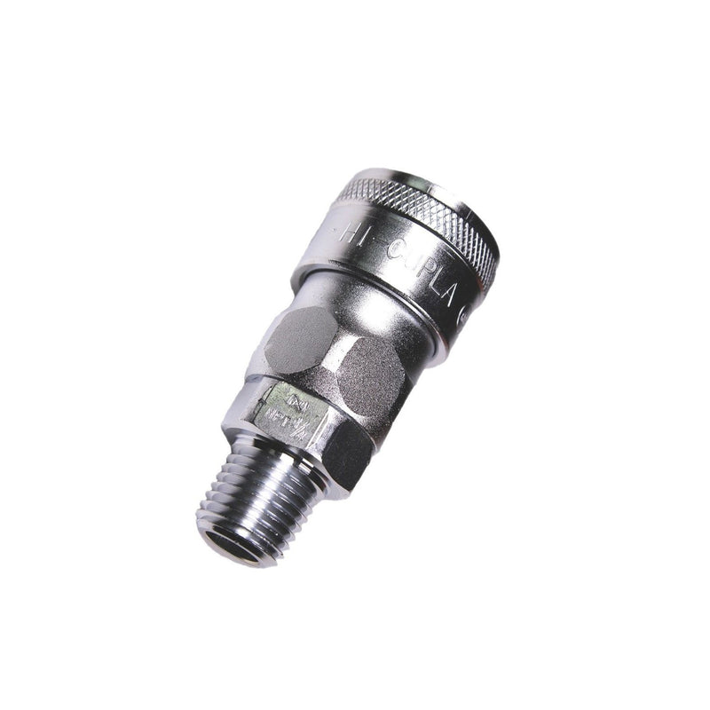 Đầu nối nhanh Hi Cupla Standard SM-Type (Socket) kiểu kết nối ren ngoài, gioăng tiêu chuẩn NBR (Nitrile Rubber)