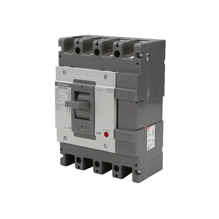 Cầu dao tự động MCCB 4P LS, tải danh định từ 15A ~ 1600A, dòng cắt từ 18kA ~ 75kA