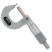 Panme Mitutoyo 115-302 đo độ dày thành ống, bề mặt cong, đầu tĩnh trụ nhỏ (Type A), dải đo 0-25mm