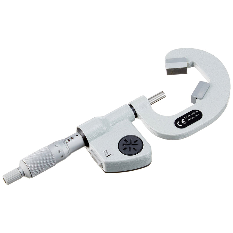 Panme điện tử Mitutoyo Series 314 - V-Anvil Micrometers, Đế đo chữ V + Mũi đo nhọn